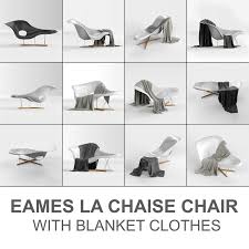 In truth the competition was more important for charles eames as the beginning of the development for the fiberglass side and arm chairs, even though they did start life in aluminum. Vitra Eames Chair La Chaise Model Turbosquid 1315586