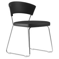 Delancey Black Eco Leather Modern Dining Chair By Modloft Eurway