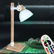 Brass always has a great look to it. Bundle Vintage Desk Table Lamp Remote Control White Wood Spot Adjustable Lamp Dimmable In A Set Incl Rgb Led Illuminant Etc Shop Lamps Furniture Technology Household All From One Source