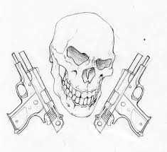 Check spelling or type a new query. Skull And Guns By Justinshields On Deviantart Skulls Drawing Skull Tattoo Design Tattoo Design Drawings