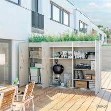 Balkon Sichtschutz Fur Balkon Und Terrasse House Ideas Oppbevaring Terrasse Hage Oppbevaring