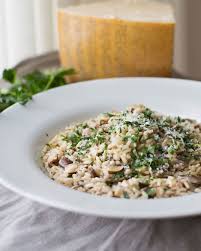 Risotto Aux Champignons Stefano Faita Mushroom Risotto Recipes Risotto Risotto Recipes