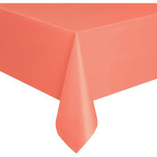 Select option to finish adding to cart. Coral Plastic Party Tablecloth 108 X 54in Walmart Com Walmart Com