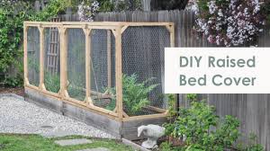 how to diy garden bed cover for your raised bed to protect your vegetables from animals diy garden cov diy garden bed raised garden beds diy diy raised garden