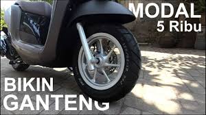 Maybe you would like to learn more about one of these? Modifikasi Ban Honda Scoopy Ala Ban Balap Youtube