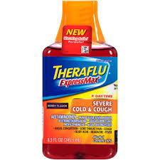 Amazon.Com: Theraflu Combo Nighttime Severe Cold Relief Syrup, Berry  Flavor, 8.3 Fl Oz And Theraflu Daytime Severe Cold Relief Powder, Honey  Lemon Flavor, 6 Ct : Health & Household