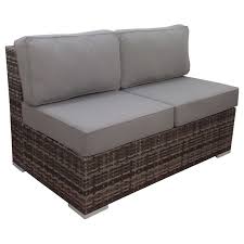 Weston Outdoor Wicker Loveseat Gray Wicker Loveseat Outdoor Wicker Furniture