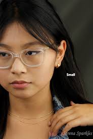 10k Solid Gold Huggie Hoop Earrings, Real Gold Thick Huggie Earrings,  Minimalist Plain Huggie Hoops, Solid Gold Huggies, Chunky Huggie Hoops