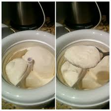 With the ice cream paddle fitted, whisk the mixture and pour into the ice cream maker bowl. Homemade Vanilla Ice Cream Recipes Skinny Regular And French Vanilla Confessions Of A Dietitian