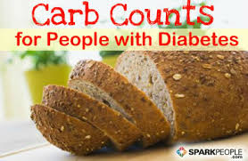 carbohydrate counting chart for people with diabetes