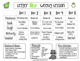 Letter R Free Preschool Weekly Lesson Plan Letter Of The Week In 2020 Preschool Weekly Lesson Plans Lesson Plans For Toddlers Preschool Lessons