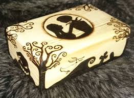 Who doesn't love nightmare before christmas? Love Moon Nightmare Before Christmas Inspired Keepsake Rune Card Trinket Keepsake Memory Nightmare Before Christmas Hand Crafted Gifts Wiccan Gift