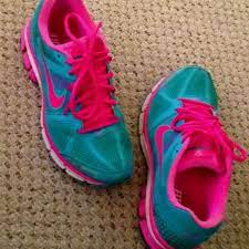Free shipping by amazon +15. Neon Pink And Blue Nike Running Shoes Makes Exercising Worth It Because You Look Cute Running Shoes Nike Nike Shoes Women Nike Shoes Girls
