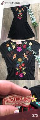 Johnny Was Jwla Black Embroidered Love Birds Clothes Design Fashion Johnny Was