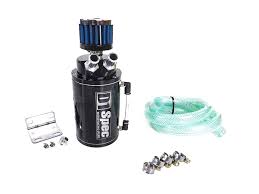 Upraded 1250ml universal aluminium oil catch tank breather can with filter 1.25l. D1 Oil Catch Tank
