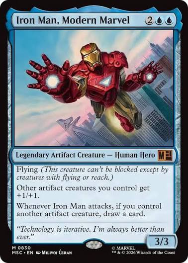 Iron Man, Modern Marvel - Commander: Marvel Super Heroes - Magic: The  Gathering