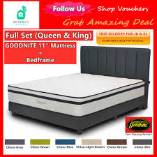 Stores do not install ac units or video/camera. Goodnite Vitania Full Bed Set Mattress Bed Frame Free Delivery Installation To Jb Selangor Shopee Malaysia