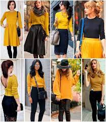 So können Sie Senfgelb im Herbst tragen und richtig kombinieren! | Kleidung  farbkombinationen, Mode farbkombinationen, Rock und turnschuhe