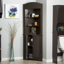 Bathroom Corner Cabinet Color Strangetowne Simple Bathroom Corner Cabinet