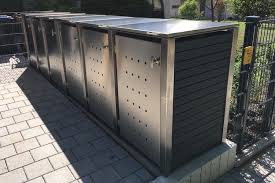 Mulltonnenbox Edelstahl Mit Kunststoff Von Zaun Fackler Mulltonnenbox Edelstahl Mulltonnenbox Edelstahl