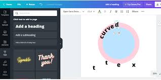 They are needed for headings, titles, subtitles, and body text in any. How To Curve Text In Canva Using Built In Tools