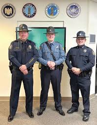 Water drains from weir