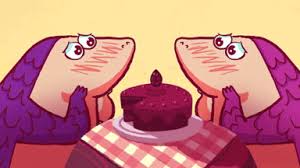 The doodle for the day associated with romance stars two members of an endangered species looking for love. Cute Valentine Google Doodle Gif Valentines Day Doodles Google Valentine Doodles