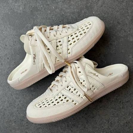 Khởi động mùa hè nhà DAS có gì mới nè ❗️☀️ Samba Mule Woven Basketweave Cream  White (Women's) KH7719 Size 36 đến 39 . 2xxx Inbox ngay để được tư vấn! ✉️