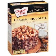 Preheat the oven to 350°f. Duncan Hines Decadent German Chocolate Cake Mix 21 Oz Foods Co