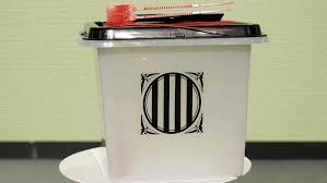 Resultado de imagen de urnas de votacion hoy en cataluña