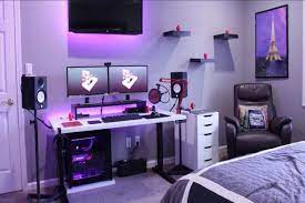 40 Perfect Game Room Ideas Cool Simple And Amazing Homeprit Small Game Rooms Room Setup Gaming Room Setup