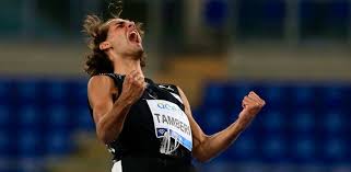 Gianmarco tamberi, left, leaps into the arms of friend and rival mutaz essa barshim after they agree to share gold in the men's high jump at tokyo olympic stadium on sunday. Top Athletes Tamberi Soars Over The World In Ancona He Jumps 2 35m And Sets The Season Record Luiss Sport Luiss Guido Carli