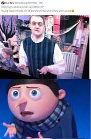 Dara O Briain fans in stitches as they compare him to cartoon villain in  throwback snap