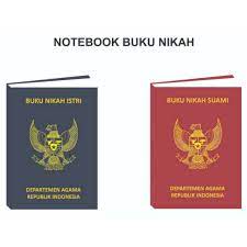 Tidak terdapat kertas hologram dari kemenag Notebook Custom Bergaris Buku Nikah Buku Nikah Notebook Notebookgokil Shopee Indonesia