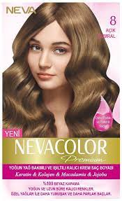 Neva Color Premium Sac Boyasi 8 Acik Kumral Sac Sac Boyasi Kolajen