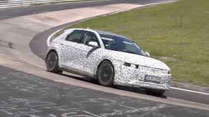 It is scheduled to be revealed in february 2021 and to be released in 2021. Hyundai S New Ioniq 5 Electric Crossover Spotted At Nurburgring Video Performancedrive