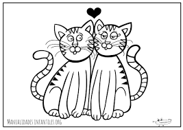 Ver más ideas sobre animales, dibujos de animales tiernos, animales kawaii. Dibujos De Gatos Para Colorear Manualidades Infantiles