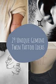Gemini constellation tattoo vectors (581). 29 Unique Gemini Twin Tattoo Ideas Tattooglee