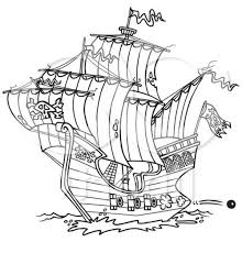 In the tutorial, i will be using: A Pirate Ship Firing Canon Coloring Page Kids Play Color