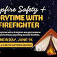 Campfire Safety & Storytime with a Firefighter