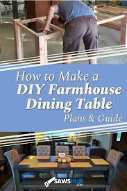 How To Build A Diy Farmhouse Dining Room Table Farmhouse Dining Room Table Farmhouse Diy Farmhouse Dining