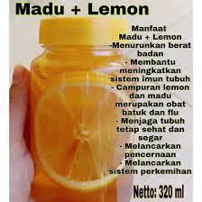 Ada faedah masker lemon dan madu di atas, lakukan. Madu Cair Lemon Madu Sarang Wijaya Shopee Indonesia