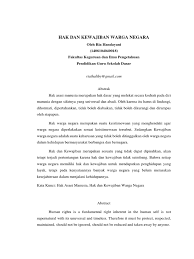 Pancasila yang merupakan ideologi bangsa indonesia, dijadikan sebagai acuan adalam penegakkan hak asasi manusia (ham). Jurnal Hak Dan Kewajiban Warga Negara Do