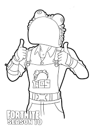 Dibujos Para Colorear De Fortnite Temporada 9