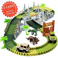 Lydaz race track dinosaur world bridge create a road 142 piece toy car & flexible track playset toy cars, 2 dinosaurs 3,563 Pin On Gordon S Christmas Idea