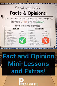 Fact And Opinion Mini Lessons And Extras Video Fact And Opinion Persuasive Writing Mini Lessons