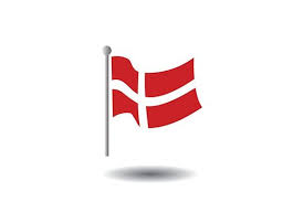The denmark flag features primary colors of red, white, and. Denmark Flag Grafik Von Rohmar Creative Fabrica