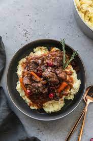 Cranberry Beef Stew Recipe Stew Beef Winter Food