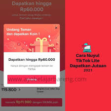 Nah, bagi kalian yang ingin mendapatkan uang dari aplikasi video ini,. Cara Nuyul Tiktok Lite Dapatkan Jutaan Ayobelajarbareng