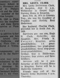 Obituary for LEOTA (Aged 97)